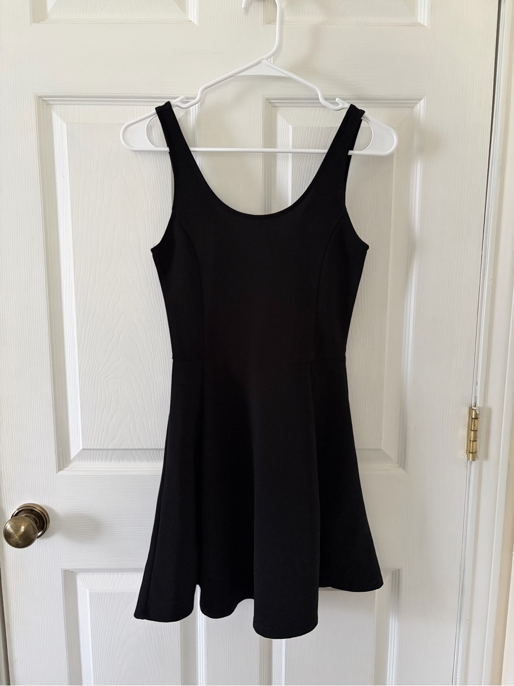 H&M Classic Black Sleeveless Fit-and-Flare Dress